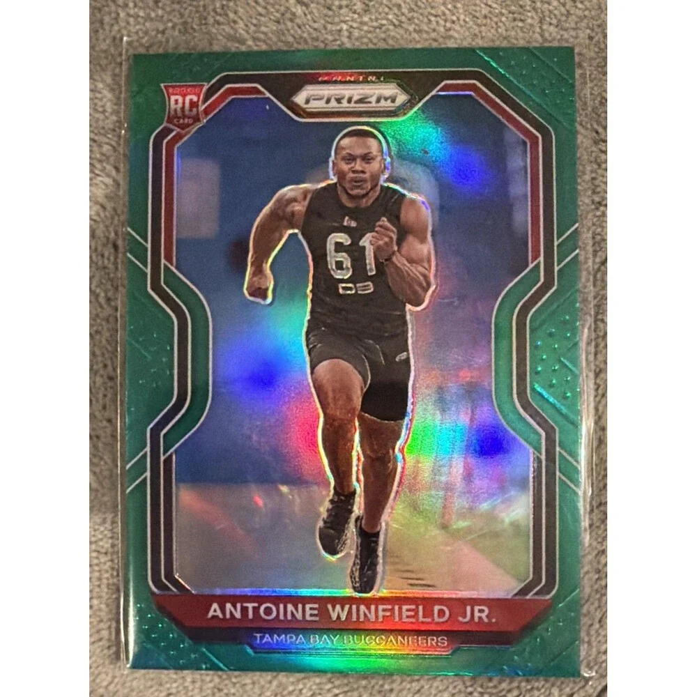 2020 Panini Prizm - Rookie Antoine Winfield Jr. #322 Green Prizm (RC)